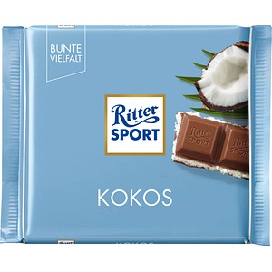 Ritter SPORT KOKOS Schokolade 100,0 g, 1 St.