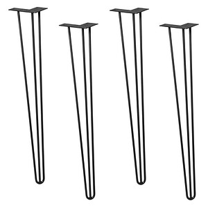 WAGNER® design yourself HAIRPIN ST 8271 Tischbeine schwarz , 4 St.