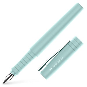 FABER-CASTELL Poly Pen Patronenfüller caribic blue B (breit), 1 St.