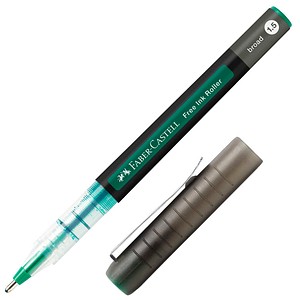 FABER-CASTELL Free Ink Tintenroller grau 0,8 mm, Schreibfarbe: grün, 1 St.