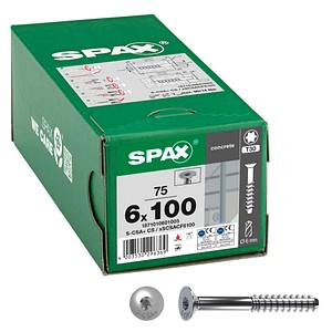 SPAX® Betonschrauben S-CSA+ Senkkopf 1871010601005 6 mm x 100 mm, 75 St.