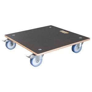 WAGNER® design yourself Pflanzenroller GH 1358 Holz dunkelbraun eckig 58,0 x 58,0 x 14,5 cm, 1 St.