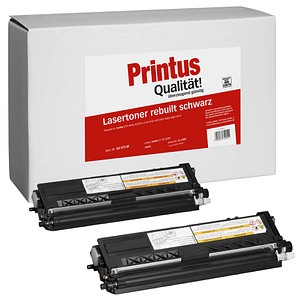 Printus  schwarz Toner kompatibel zu brother 2x TN-325BK, 2er-Set