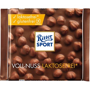 Ritter SPORT VOLL-NUSS LAKTOSEFREI Schokolade 100,0 g, 1 St.