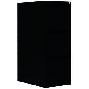 LÜLLMANN Hängeregistraturschrank tiefschwarz 3 Schubladen 40,0 x 62,0 x 101,2 cm, 1 St.