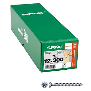 SPAX® Holzbauschrauben T50 Senkkopf WIROX 1201011203005 12 mm x 300 mm, 25 St.