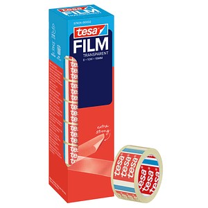 tesa OFFICE-BOX Klebefilm transparent 19,0 mm x 10,0 m 8 Rollen