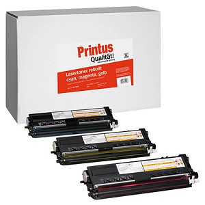 Printus  cyan, magenta, gelb Toner kompatibel zu brother TN-325C/M/Y, 3er-Set
