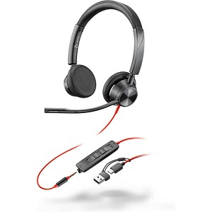 poly Blackwire 3325 Headset schwarz