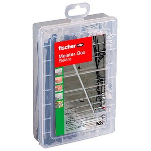 fischer Kabelbinder-Set Meister-Box Elektro, 1 Set