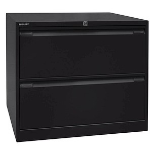 BISLEY Hängeregistraturschrank schwarz 2 Schubladen 80,0 x 62,2 x 71,1 cm, 1 St.