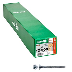 SPAX® Holzbauschrauben T50 Senkkopf WIROX 1201011205005 12 mm x 500 mm, 25 St.