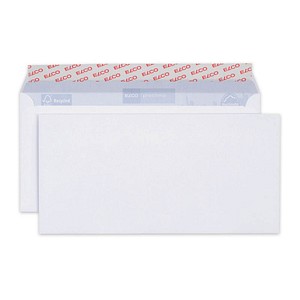 ELCO Briefumschläge Proclima DIN lang ohne Fenster weiß haftklebend 25 St.