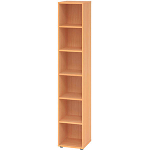 HAMMERBACHER Aktenregal 964RE buche 40,0 x 40,0 x 215,6 cm, 1 St.