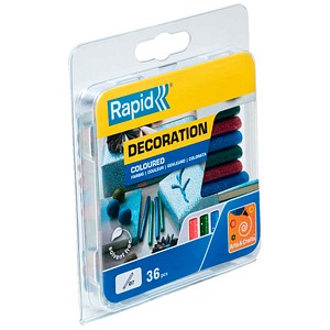 Rapid Heißklebesticks farbsortiert, 36 St.