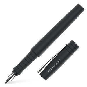 FABER-CASTELL Poly Pen Patronenfüller schwarz M (mittel), 1 St.