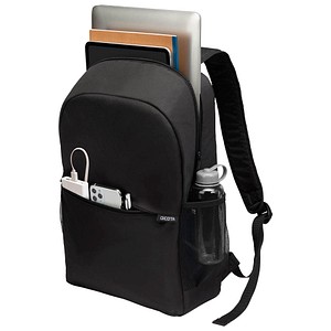 DICOTA Laptop-Rucksack Backpack ONE Recycling-PET schwarz 20,0 l bis 44,0 cm (17,3 Zoll)
