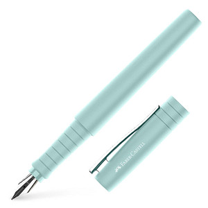 FABER-CASTELL Poly Pen Patronenfüller caribic blue M (mittel), 1 St.