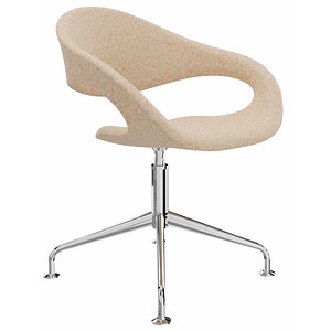 fm Besucherstuhl Elan 4260761571409 sand Stoff, 1 St.
