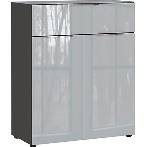GERMANIA Kommode Oakland, 3696-587 grafit, silber 83,0 x 42,0 x 102,0 cm, 1 St.