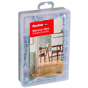fischer Schrauben-Sortiment Meister-Box 553348 6/7/8/10 mm x 40/55/69 mm