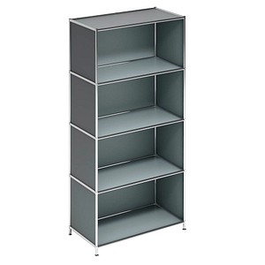 viasit Aktenregal System4 anthrazit 77,9 x 40,4 x 155,7 cm, 1 St.