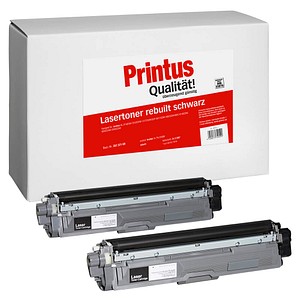 Printus  schwarz Toner kompatibel zu brother TN-242BK, 2er-Set