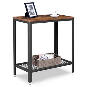 VASAGLE Beistelltisch rechteckig Spanplatte braun 60,0 x 30,0 x 60,0 cm, 1 St.