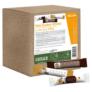 HELLMA  Mini Zuckersticks, 150x 2,5 g