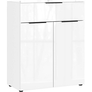 GERMANIA Kommode Oakland, 3696-84 weiß 83,0 x 42,0 x 102,0 cm, 1 St.