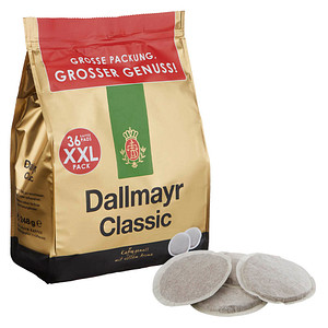 Dallmayr Classic Kaffeepads, Arabica- und Robustabohnen 36 St.