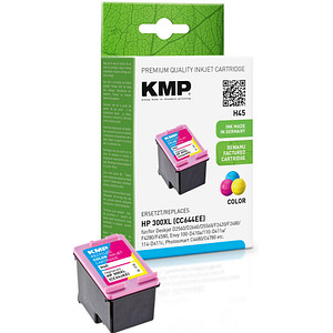 KMP H45 color Druckerpatrone kompatibel zu HP 300XL (CC644EE)