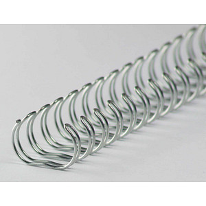 LMG Drahtbinderücken silber für 65 Blatt, 100 St.