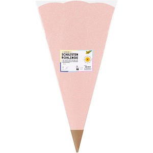 folia Schultüte Geschwister glitter rose 5 St.