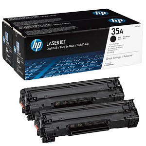 2 HP 35A (CB435AD) schwarz Tonerkartuschen 2 HP 35A (CB435AD) schwarz Tonerkartuschen