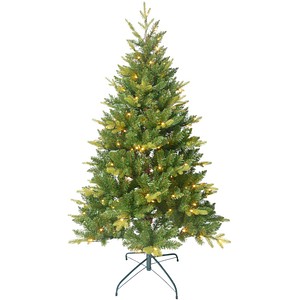 Idena Weihnachtsbaum mit LED Lichterkette grün, 1 St.