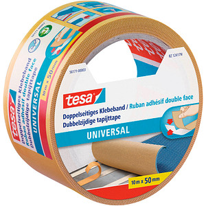 tesa UNIVERSAL doppelseitiges Klebeband 50,0 mm x 10,0 m, 1 Rolle