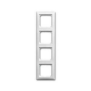 BUSCH-JAEGER  4-fach Steckdosenrahmen weiß 29,4 x 8,1 cm