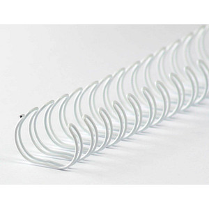 LMG Drahtbinderücken weiß für 80 Blatt, 100 St.