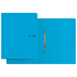 VON LEITZ Schnellhefter Karton blau DIN A4, 1 St.