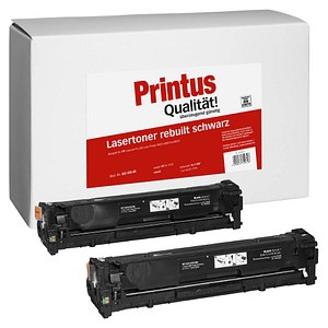 Printus  schwarz Toner kompatibel zu HP 2x 131X; Canon  731H(CF210XD;  6273B002), 2er-Set