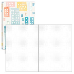 papique® Notizbuch Papique DIN B5 punktkariert, mehrfarbig Hardcover 80 Seiten, 1 St.