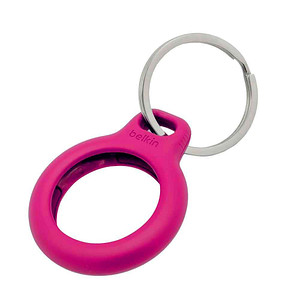 belkin Schlüsselanhänger Apple AirTag Halterung pink