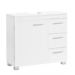 VASAGLE Waschbeckenunterschrank weiß 70,0 x 30,0 x 64,0 cm