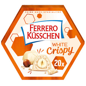 FERRERO KÜSSCHEN White Crispy Pralinen 20 St.