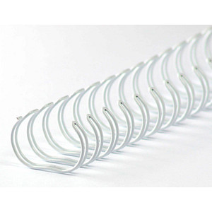 LMG Drahtbinderücken weiß für 120 Blatt, 50 St.