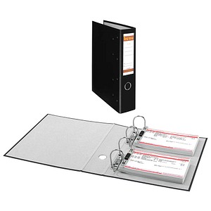 bene Doppelordner schwarz Karton 7,5 cm bene Doppelordner schwarz Karton 7,5 cm