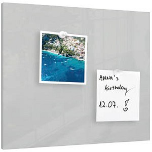 ALLboards Glas-Magnettafel 50,0 x 50,0 cm grau