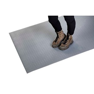 WESEMEYER Anti-Ermüdungsmatte Soft Plus grau 60,0 x 300,0 cm