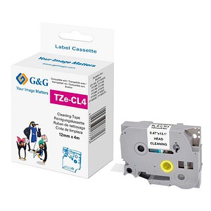 G&G Reinigungskassette 21657 ersetzt brother TZe-CL4 , 18 mm, 1 St.